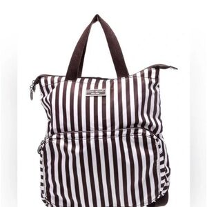 Henri Bendel Centennial Limited Edition Convertible Striped Travel Bag
